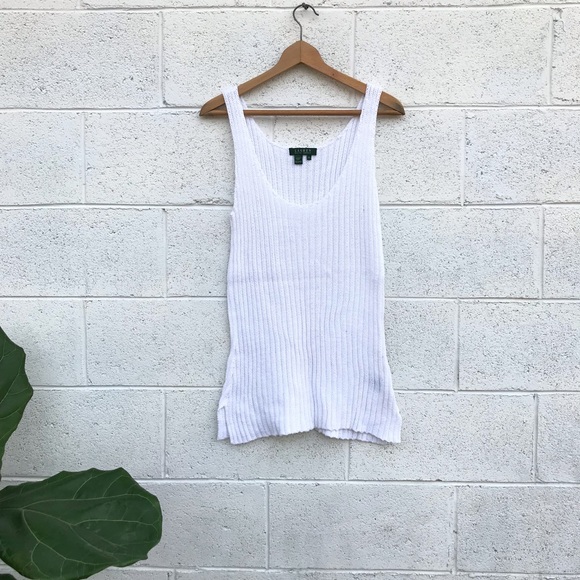 Ralph Lauren Tops - Ralph Lauren • Long Knit Tank Top
